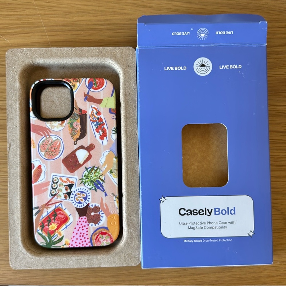 Casely Bold Mag Safe iPhone 13 Case, brand new never used